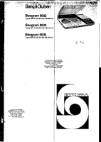 Bang & Olufsen - Beogram_6006-8000-8002-Service-Manual